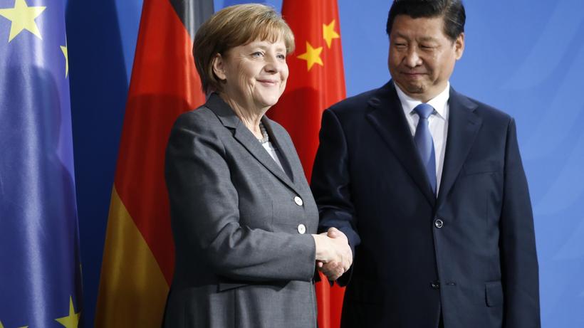 Image result for merkel jinping