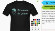 Garantiert keine Probleme mit den Rechten gibt es bei Seiten wie beispielsweise Zufallsshirt.de, die verwendeten Bilder stehen unter freien Lizenzen.