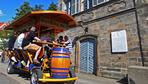 Die Freiheit wird auf dem Bierbike verteidigt