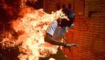 Weltweit bestes Pressefoto zeigt Mann in Flammen