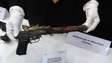 Die Pistole Ceska 83, 7,65 Browning mit Schalldämpfer war in neun der zehn NSU-Morde die Tatwaffe (Archiv).