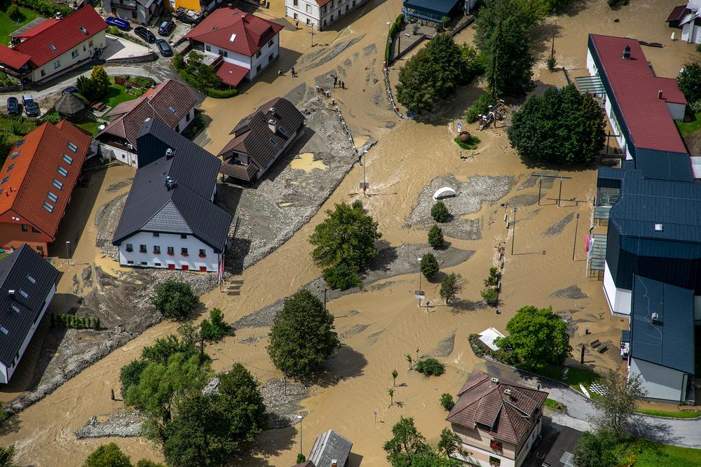 Unwetter in Slowenien und Österreich Auf den Regen folgt der Schlamm