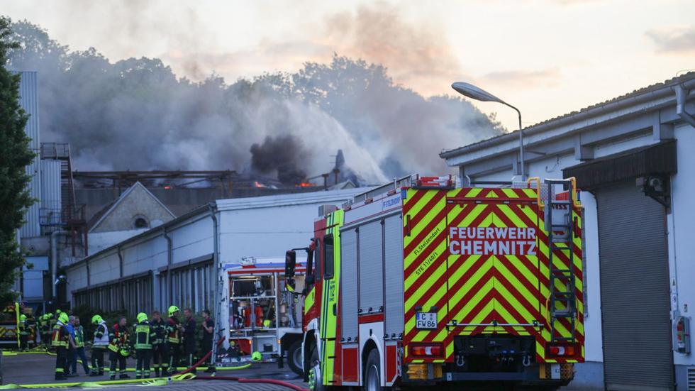 Brand Millionenschaden nach Feuer in Chemnitzer Gießerei ZEIT ONLINE