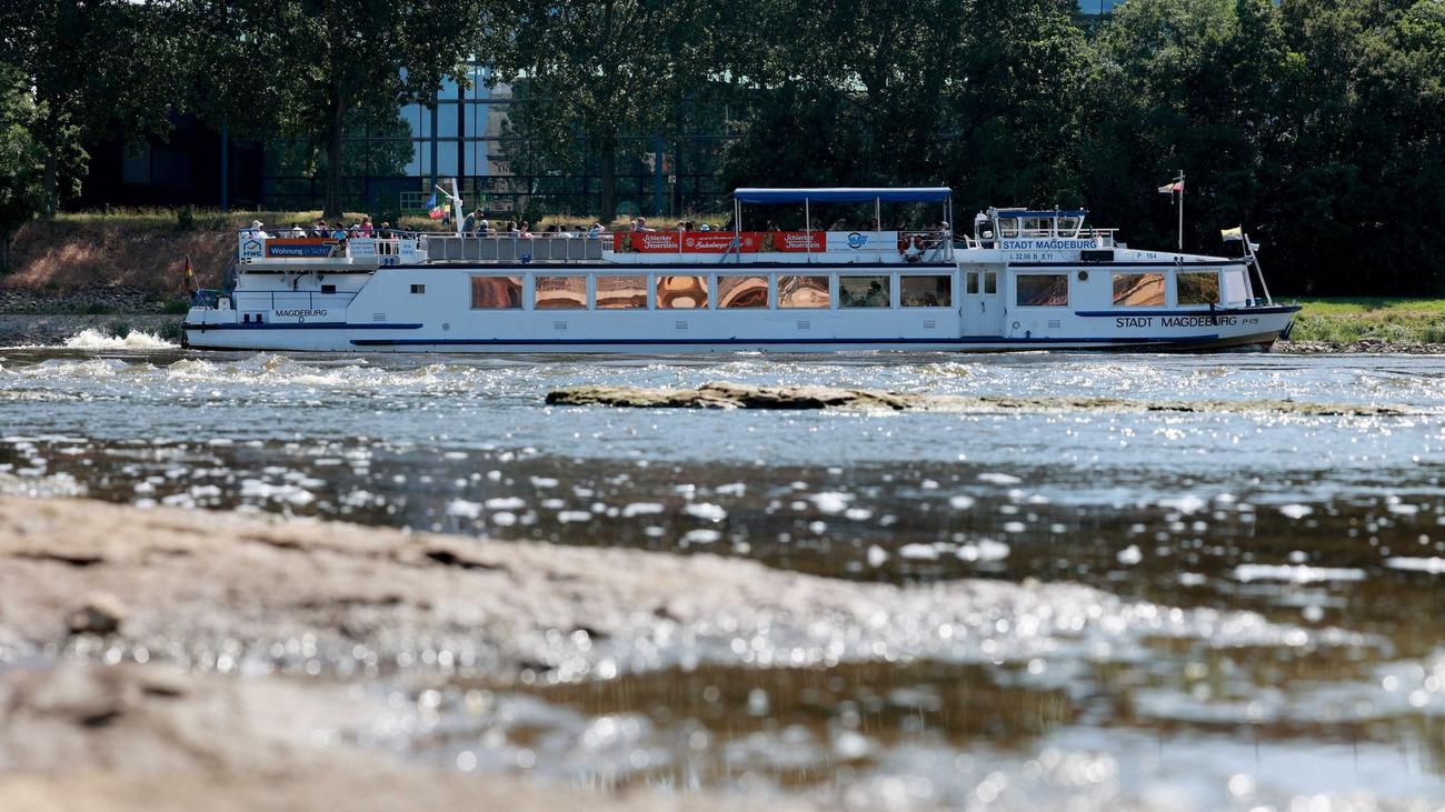 Trockenheit Niedrigwasser In Magdeburg Sinken Wasserst Nde Weiter