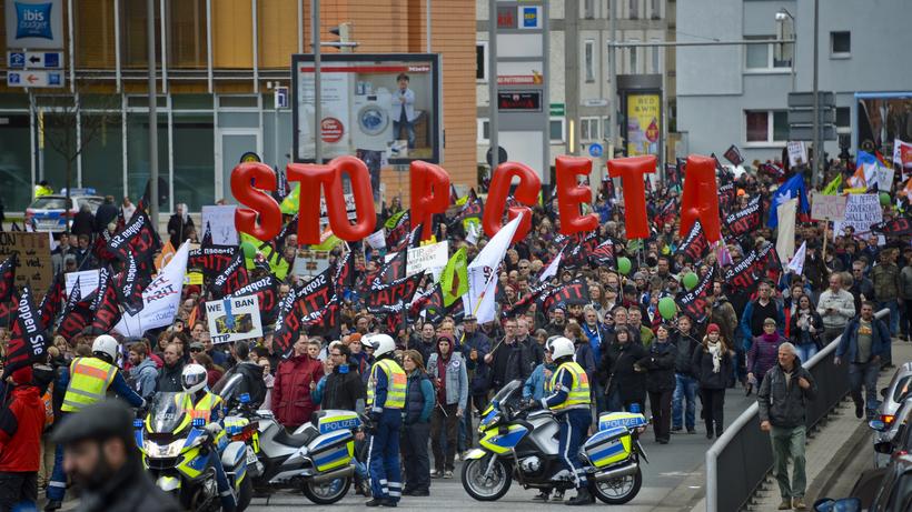 CETA protest