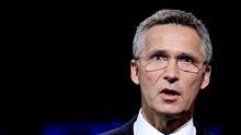 Norwegens Premierminister Jens Stoltenberg spricht zu Gedenken der Toten des Massakers von Utøya.