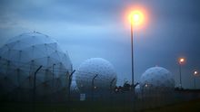 Die frühere NSA-Überwachungsbasis in Bad Aibling südlich von München