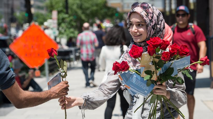 Integration: Eine muslimische Frau wirbt für Toleranz in Washington D.C.