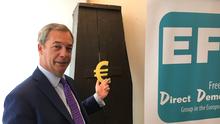 Nigel Farge in his office at the EP