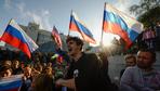 Festnahmen bei zahlreichen Demonstrationen gegen Putin