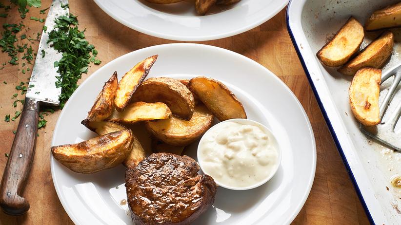 Steak mit Blue Cheese Sauce