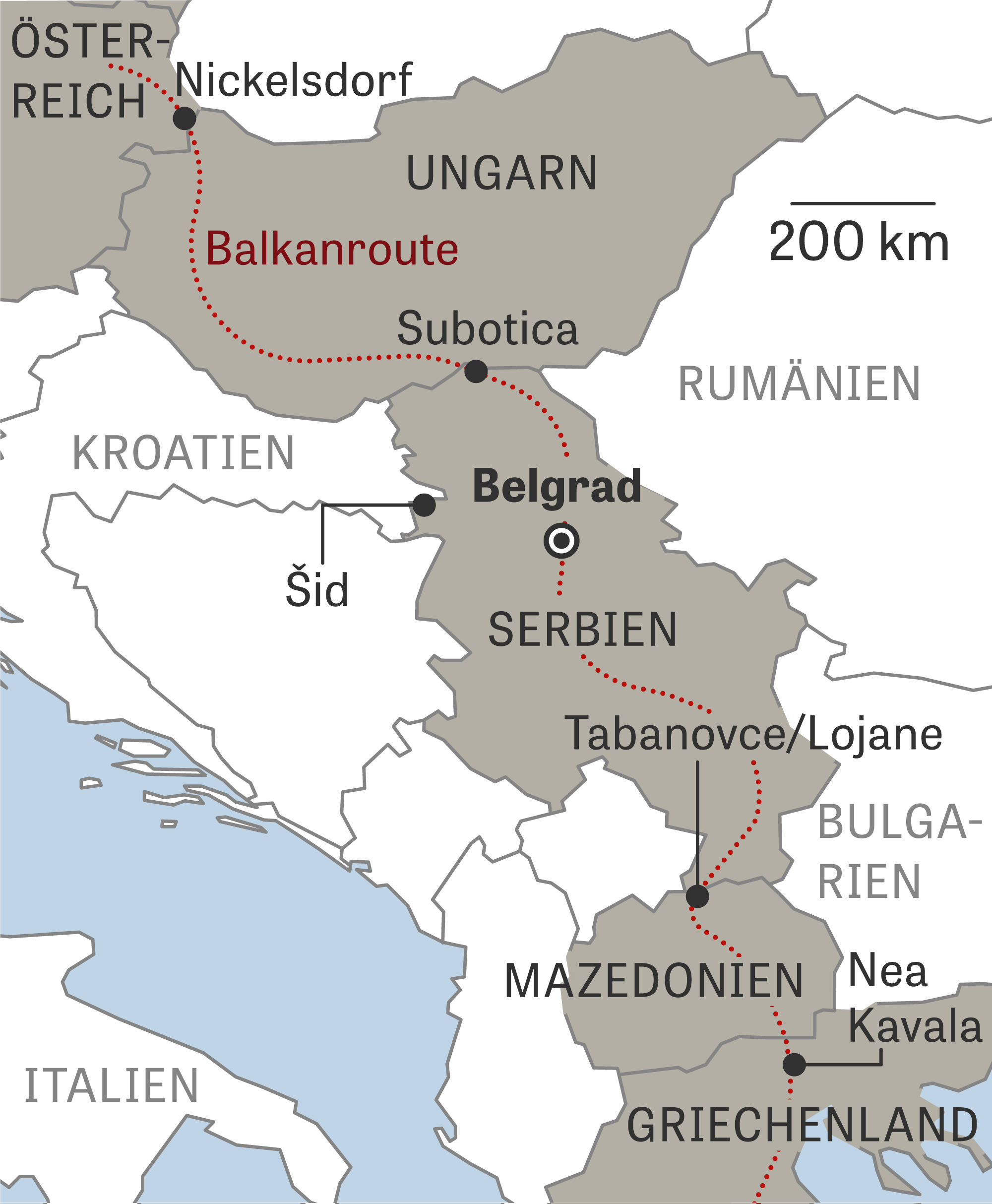Balkanroute Hier Herrscht Das Gesetz Des Dschungels Zeit Online