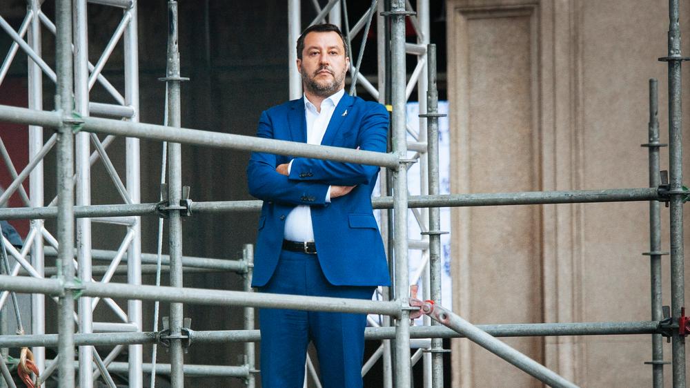 Leoluca Orlando und Heinrich Bedford-Strohm: Italiens Innenminister Matteo Salvini