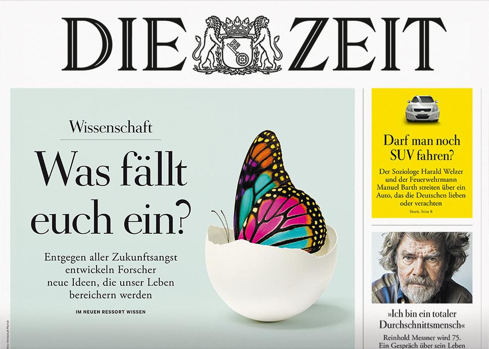 Zeitungen Die gedruckte ZEIT ist unhandlich, beim EReader vermisse