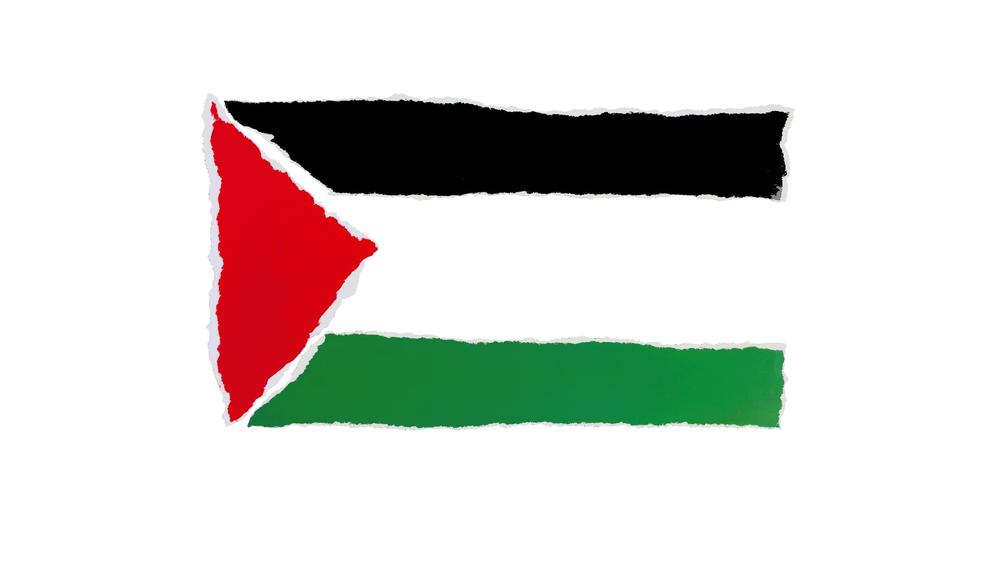 Die Flagge Palästinas: Nur Israelis und Palästinenser selbst können Frieden schließen.