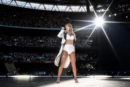 Taylor Swift: Taylor Swift im Wembley-Stadion am 23. Juni 2024 in London