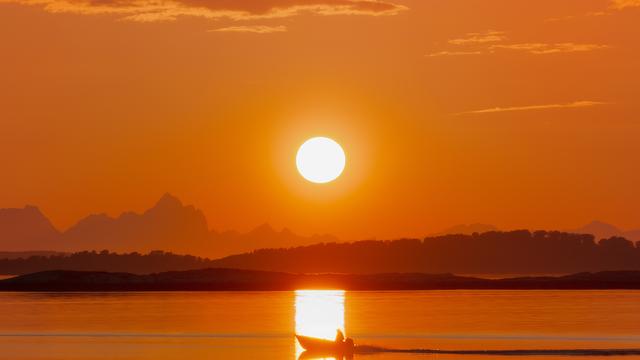 Urlaub in Norwegen: Die Sonne geht heimlich unter