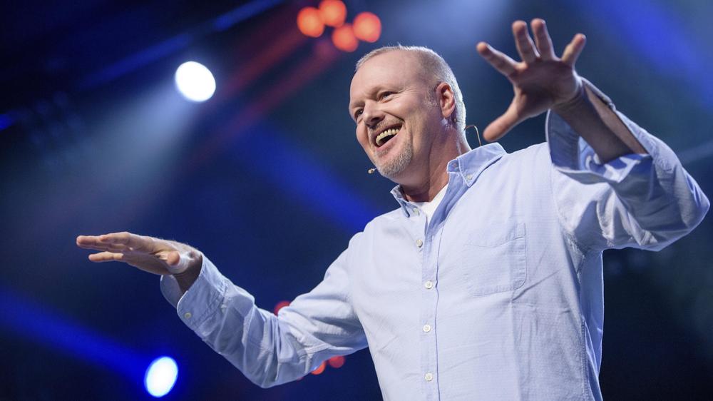 Stefan Raab: Stefan Raab bei einem Auftritt 2017 während der Veranstaltung Bits & Pretzels  in München