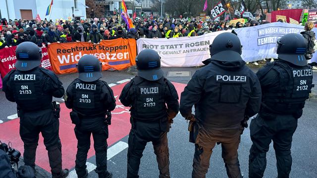 Proteste gegen AfD-Jugend: Mindestens 36 Verletzte nach Protesten in Gießen