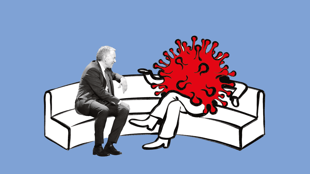 Coronapandemie: Trifft den richtigen Ton: Johannes B. Kerner (links)