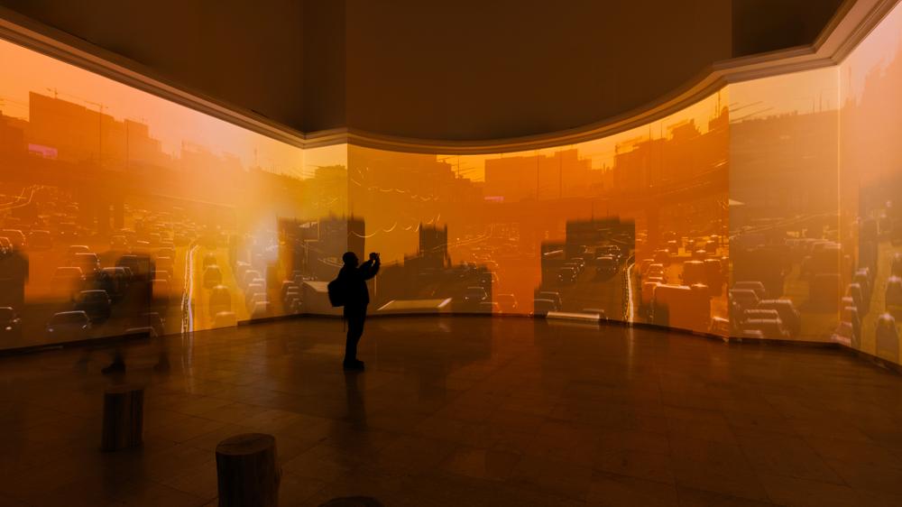  Im deutschen Pavillon auf der diesjährigen Biennale in Italien