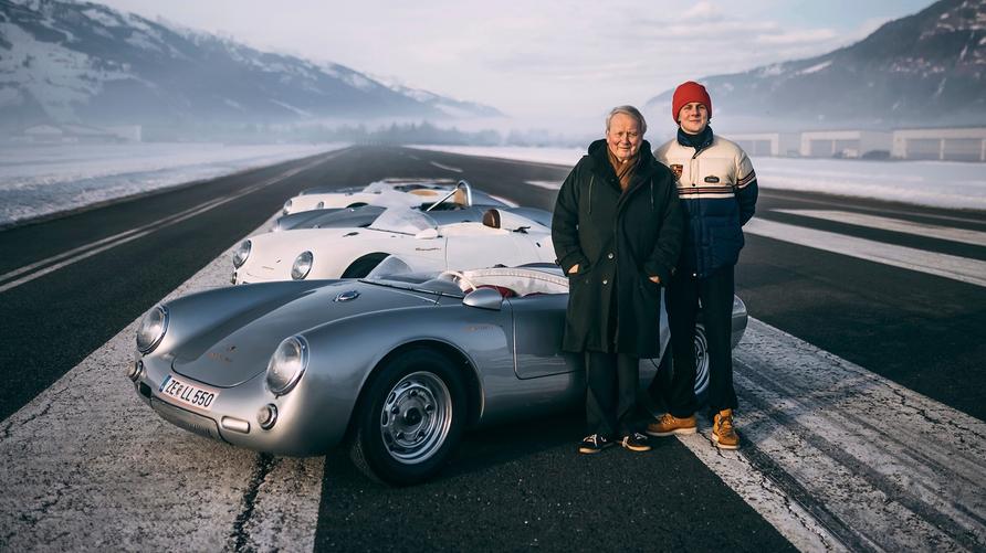 Soziale Mobilität: Kontinuität per Dynastie, im Bild:  Wolfgang und Ferdinand Porsche