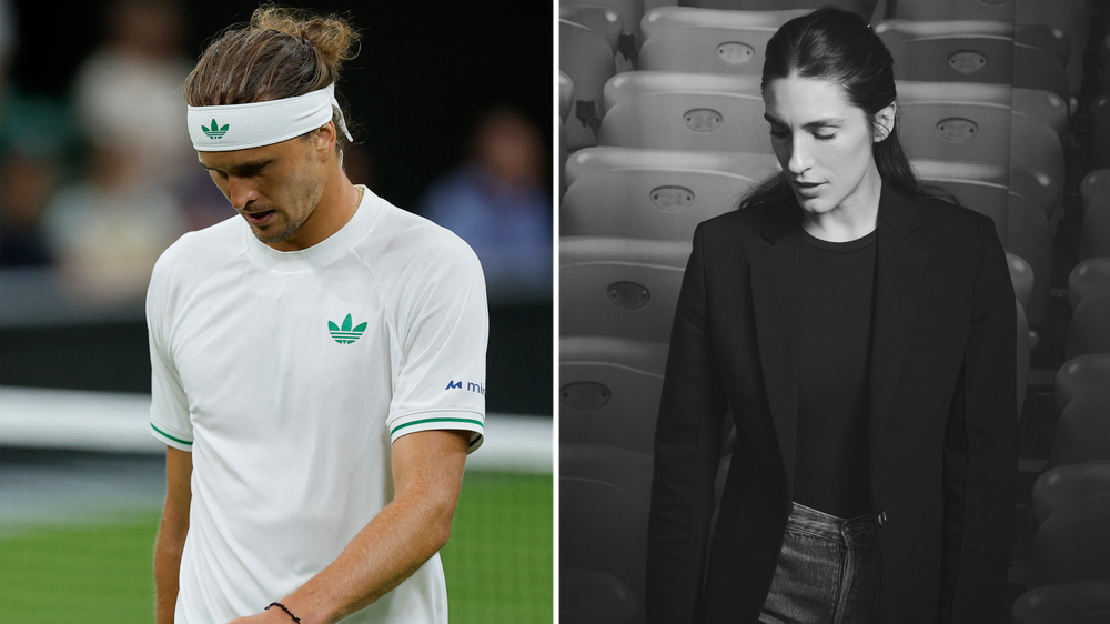  Tennisspieler Alexander Zverev und unsere Autorin, die ehemalige Weltklasse-Tennisspielerin Andrea Petković