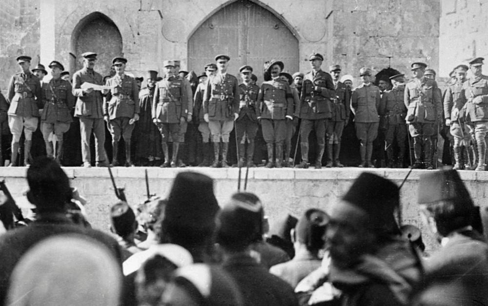 Nahostkonflikt: Kolonialer General: Der britische Kommandeur Edmund Allenby zieht 1917 in Jerusalem ein.