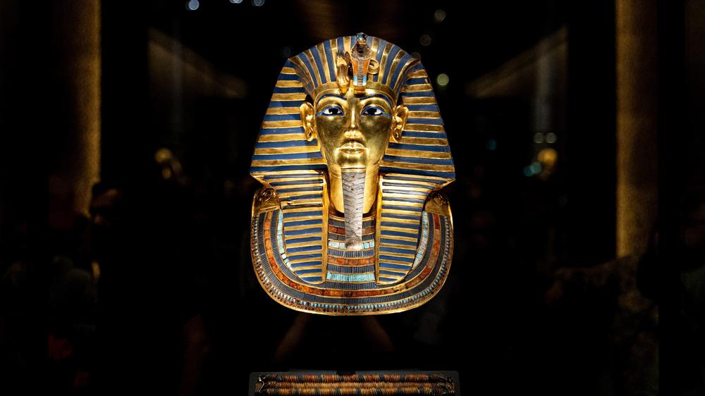 Ägyptisches Museum in Kairo : Der Star der Show: die Totenmaske von Pharao Tutanchamun