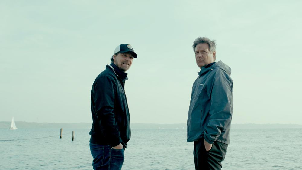  Robert Habeck (rechts) und Lars Jessen an der Nordsee