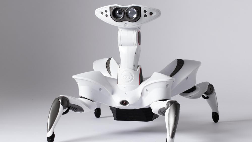 Roboter: Der Mensch ist nicht einmal mehr Maßstab für die neuesten Modelle: Hier ein Roboquad, zu sehen in der Ausstellung Robotic Worlds in der Pinakothek der Moderne in München.