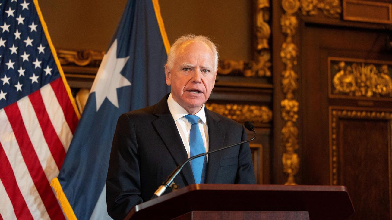 US-Politik: Tim Walz will nicht noch mal als Gouverneur kandidieren