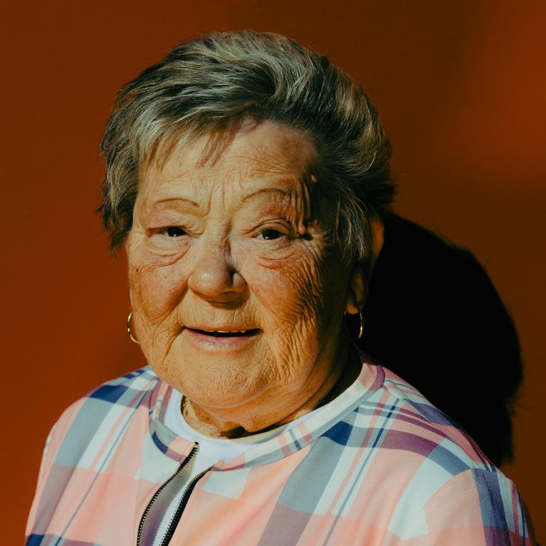 72 Jahre: Gisela Kaiser, fotografiert am 06.03. in Mühlheim