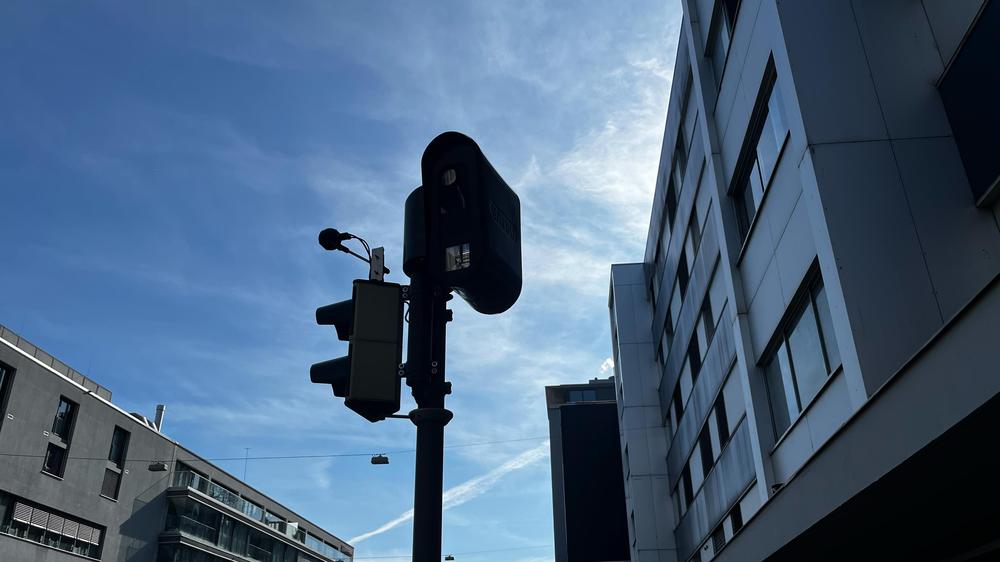 Blitzer im Aargau: Einer der vier Blitzer an der Gstühl-Kreuzung