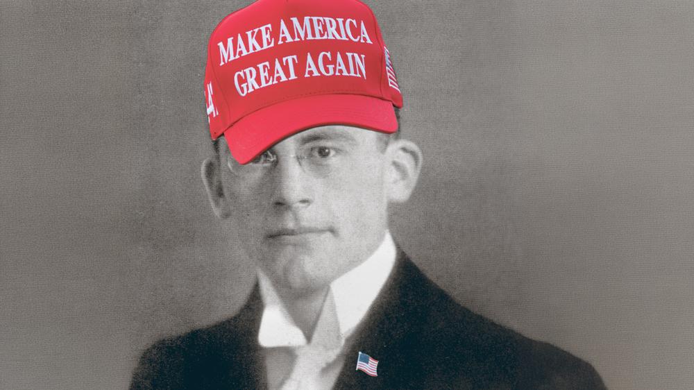 Carl Schmitt: Carl Schmitt (1888 bis 1985), hier als Student im Jahr 1912 fotografiert – nur die Kappe ist neu