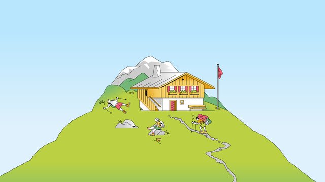 Hüttenwandern: Kommen Sie gut rauf!