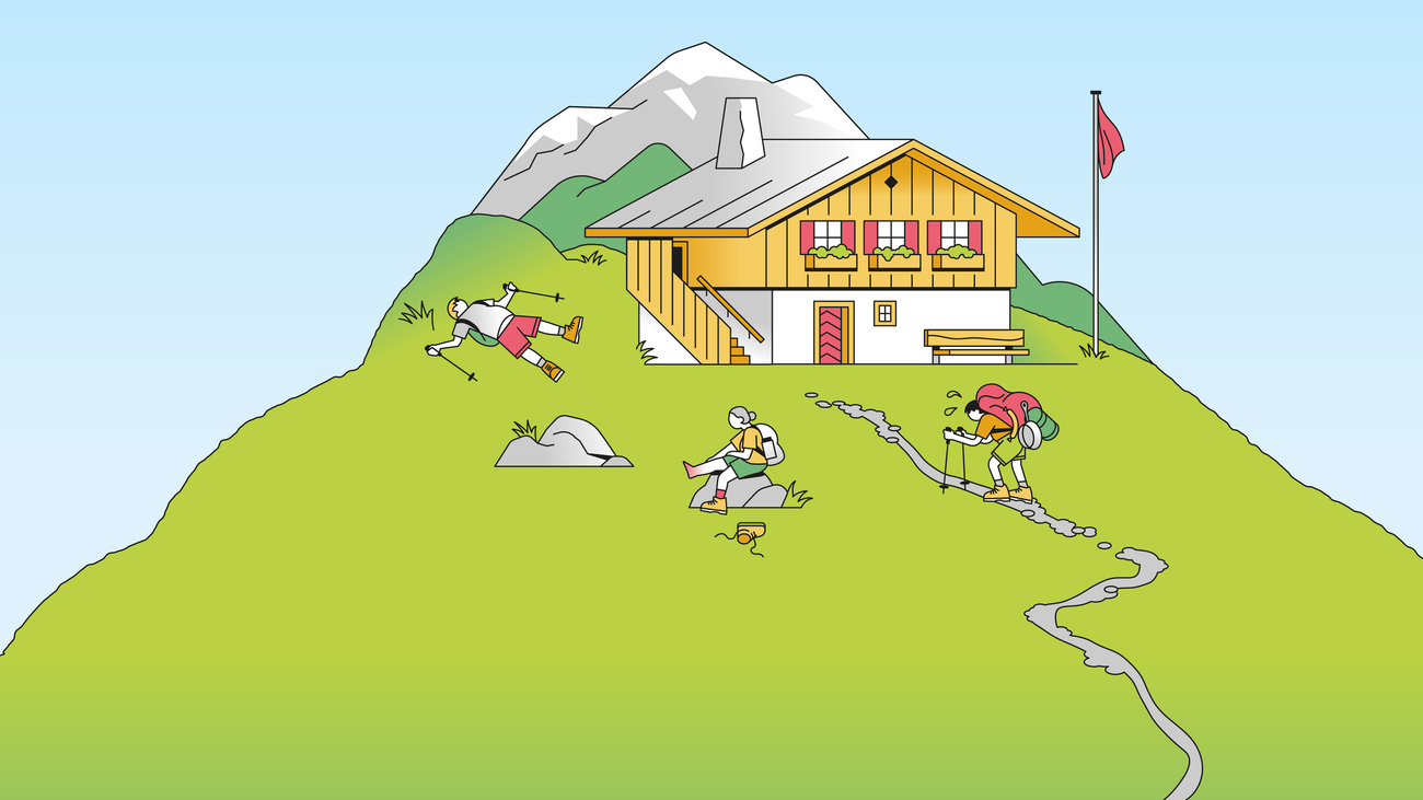 Hüttenwandern: Kommen Sie gut rauf!