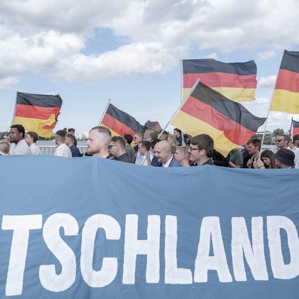 Jugendproteste: Schwerin, Anfang August: Der AfD-Nachwuchs zeigt sich beim »Tag der deutschen Jugend«