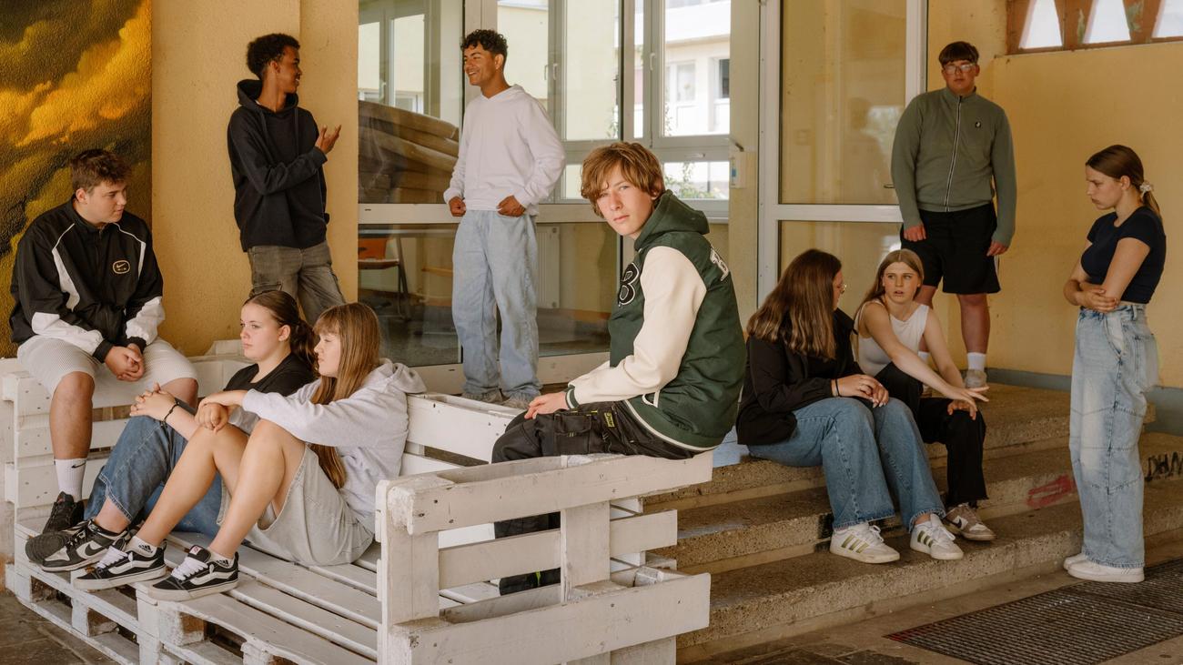 Schülerinnen und Schüler an der Lessing-Gemeinschaftsschule in Salzwedel