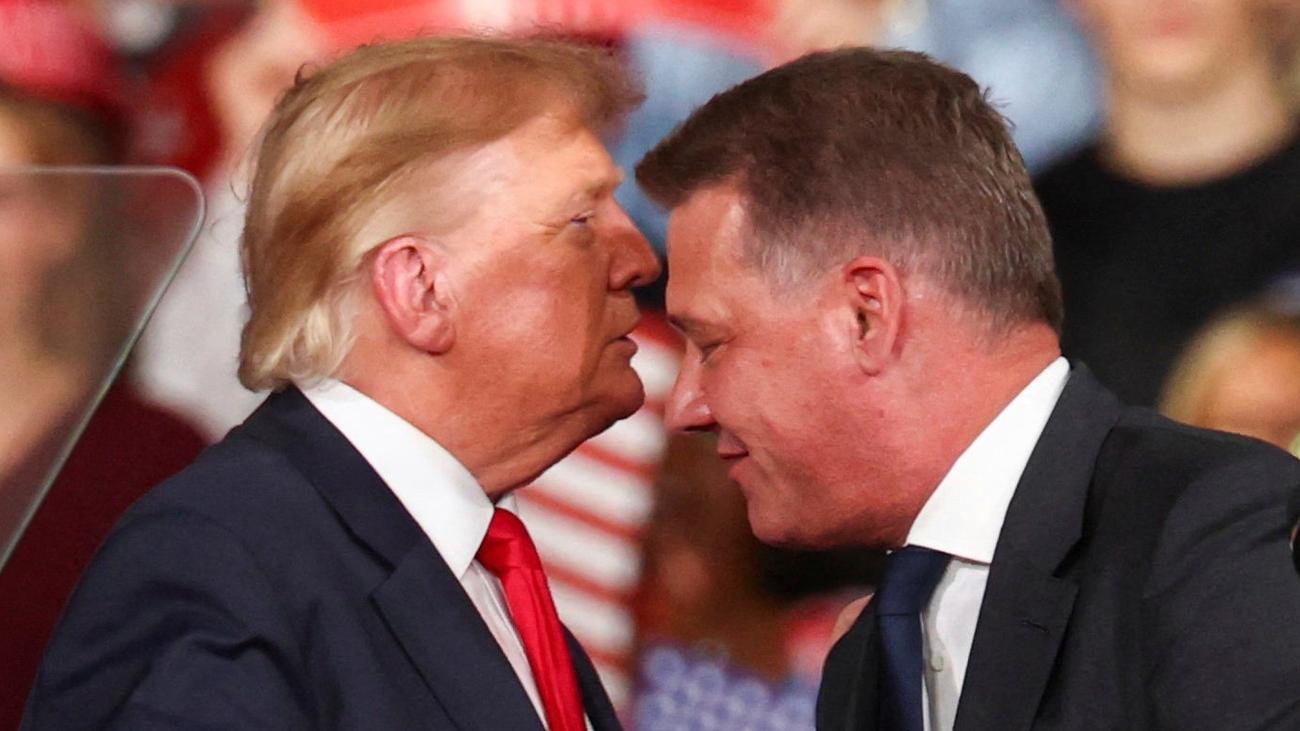 Gernot Döllner with Donald Trump: He pushed the issue forward with a very ...