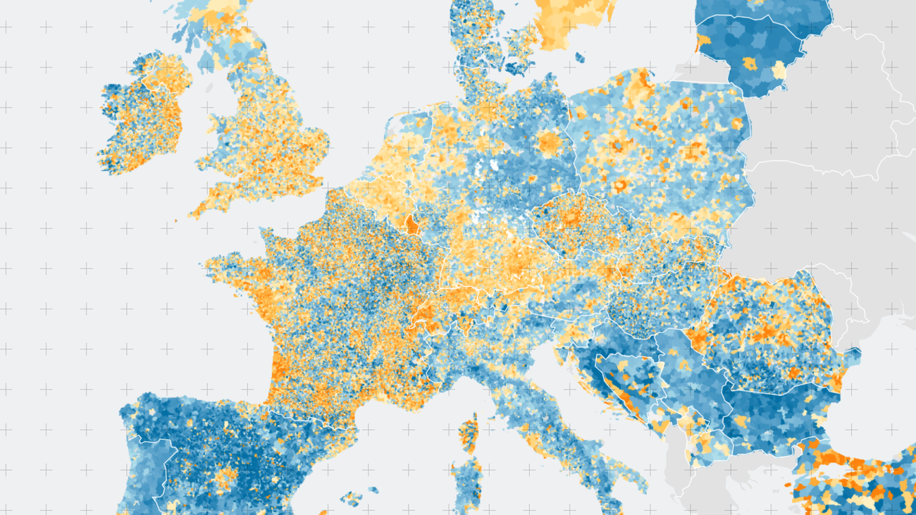 bevölkerungsentwicklung deutschland karte Demografie: Europas Speckgürteleffekt | ZEIT ONLINE