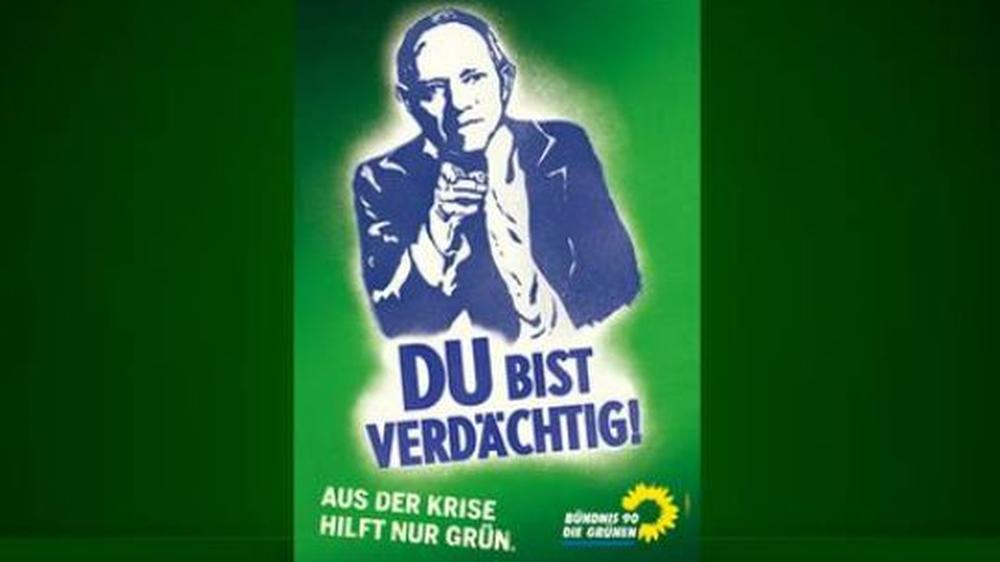 Die Grünen werben auch im Wahlkampf mit dem Thema Datenschutz und Vorratsdatenspeicherung