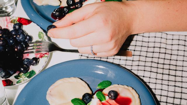 Teigtaschen mit Waldbeeren: Teigtaschen mit Waldbeeren