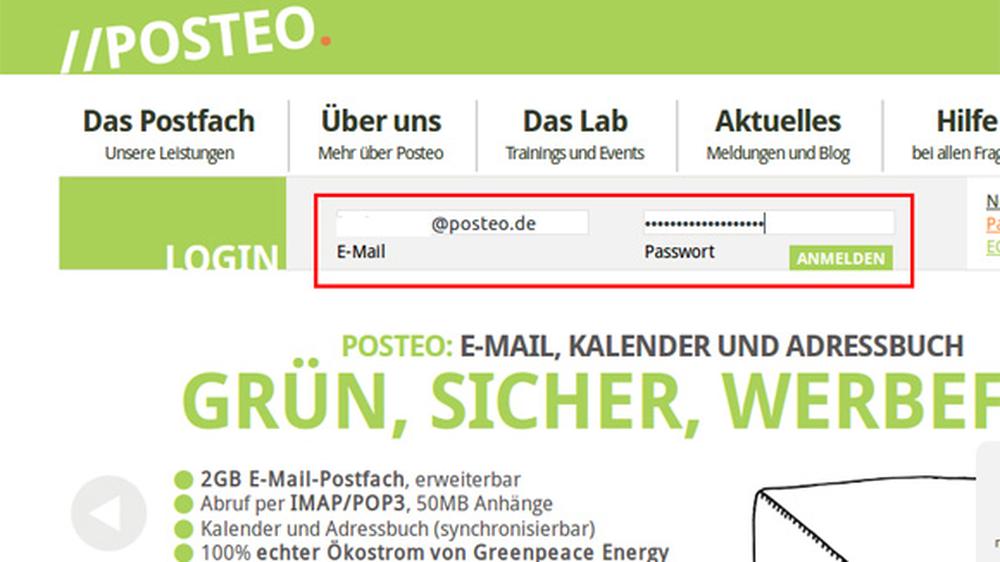 Beim nächsten Login geben Sie erst Ihren Benutzernamen samt Passwort ein.