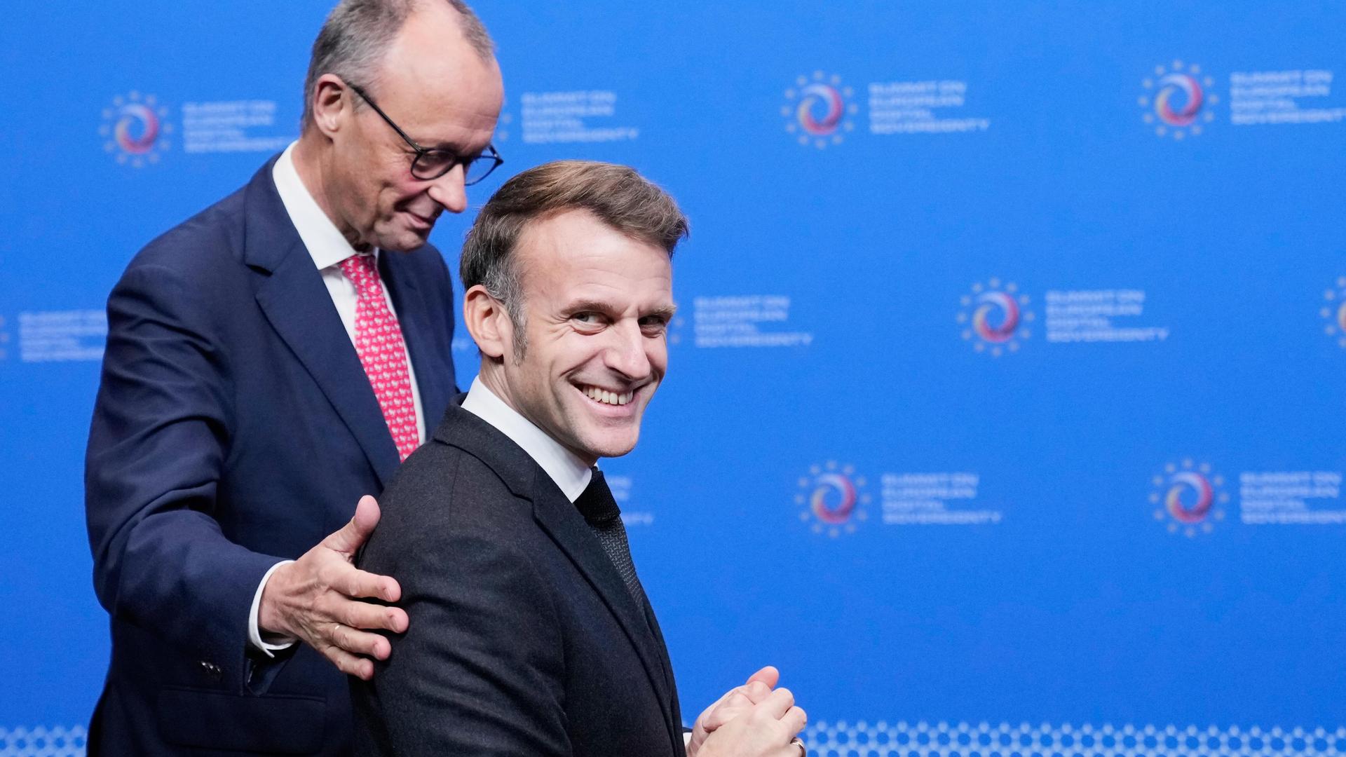 Digitalgipfel in Berlin: Merz und Macron werben für digitale Unabhängigkeit von USA und China