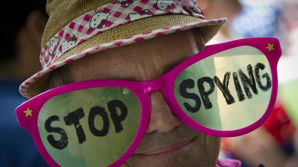 Demo gegen Überwachung im Juli in Washington D.C.