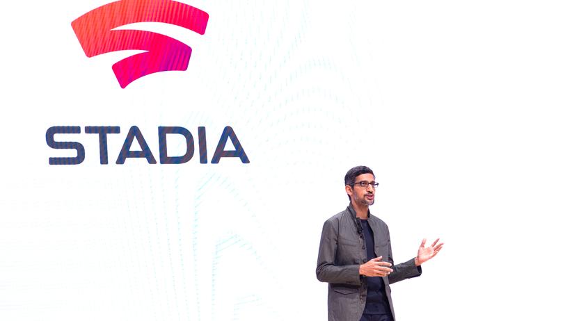 Stadia: Google-Chef Sundar Pichai stellt die Streamingplattform "Stadia" vor. 