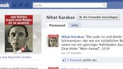 Facebook-Profil eines Antisemiten