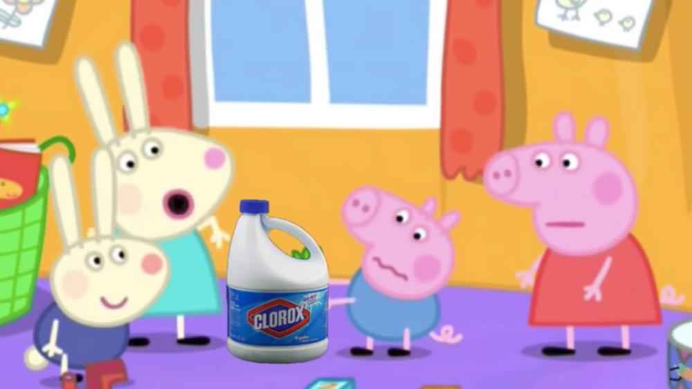 YouTube Kids: Peppa Pig mit Bleichmittel – auch das findet sich auf YouTube Kids.
