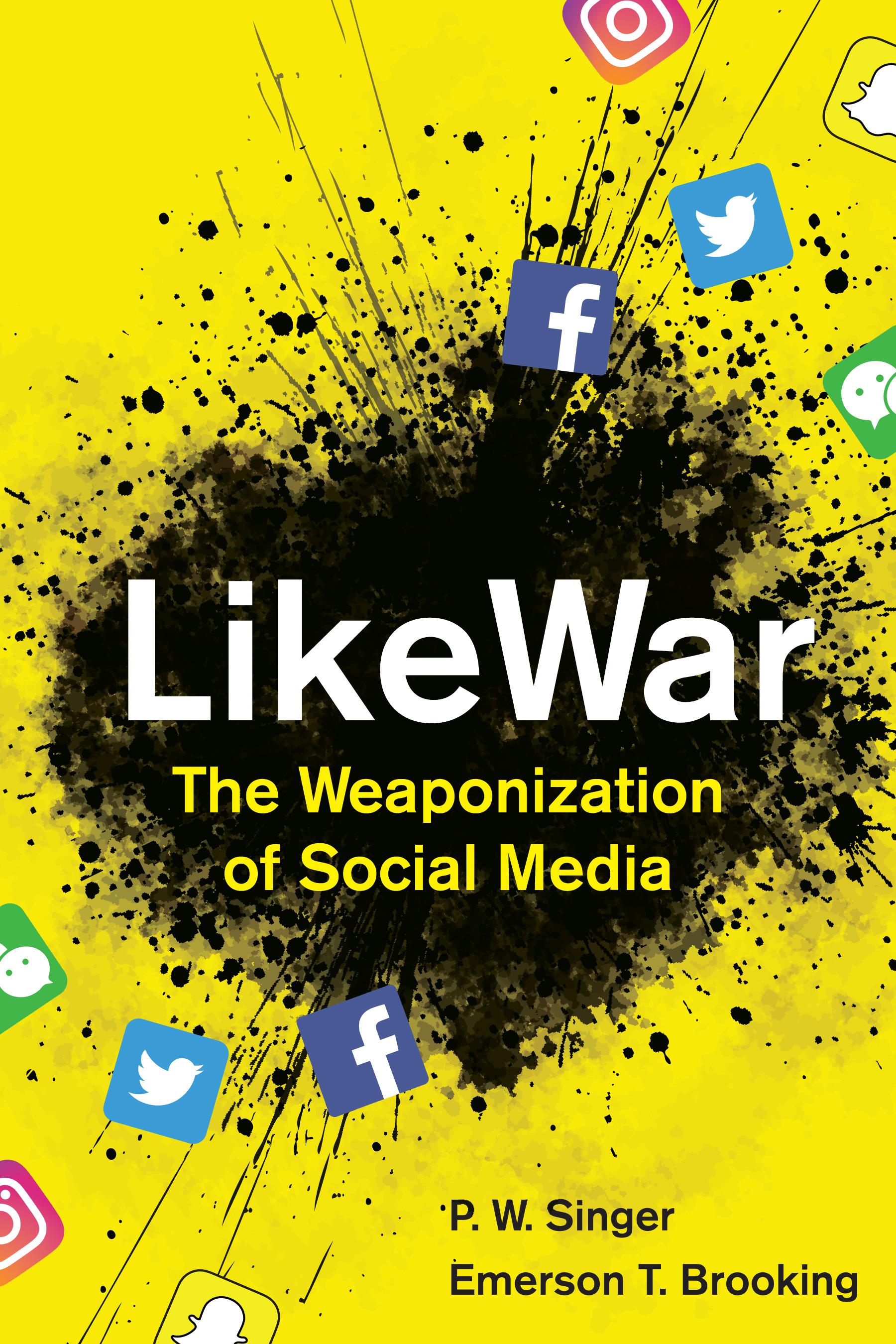 "LikeWar": Peter W. Singer ist Senior Fellow am Washingtoner Think Tank "New America Foundation", er hat unter anderem die Bücher "Corporate Warriors: The Rise of the Privatized Military Industry" (2004) und "Wired for War: The Robotics Revolution and 21st Century Conflict" (2009) verfasst. Emerson T. Brooking ist Sicherheitsexperte und hat unter anderem für die US-Magazine "The Atlantic" und "Wired" geschrieben.